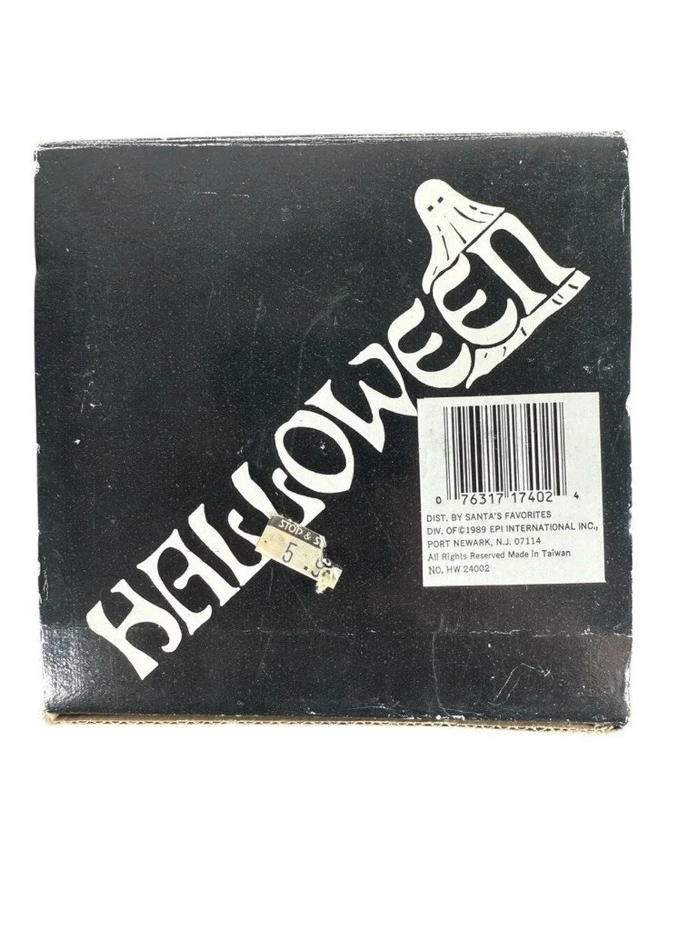 Vintage Halloween Lighted Haunted House Santa’s Favorites Tested And WORKS 1989